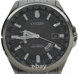 CITIZEN Watch ECO-DRIVE H145-S073545 Radio Solar Direct Flight With Box Used