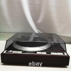 Denon DP-37F 2-Speed Direct-Drive Turntable Good Condition From Japan Black