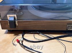 Denon Dp-790 Direct Drive Manual Turntable The Rotation Is Stable Black Painted