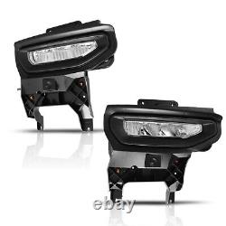 For 2016-2018 GMC Sierra 1500 LED Fog Lights Front Bumper Driving Lamps withSwitch