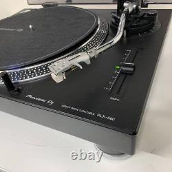 Pioneer PLX-500 Black Direct Drive DJ Turntable DJ Equipment Excellent