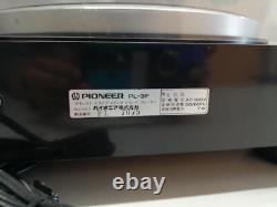 Pioneer PL-3F 2-Speed Direct-Drive Turntable Black Used