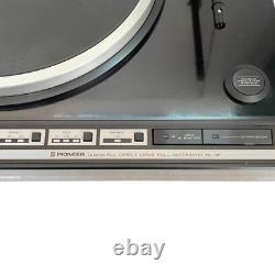 Pioneer PL-3F Record Player Direct Drive Black Home Turntables Very Good