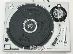 Technics SL-1200M3D Direct Drive Turntable with Custom Black Face Plate Cover(B)