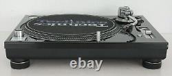Technics SL-1200M3D Direct Drive Turntable with Custom Black Face Plate Cover(B)