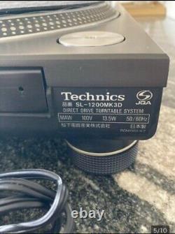 Technics SL-1200MK3D Black Direct Drive DJ Turntable System SL-1200 MK3D K Japan