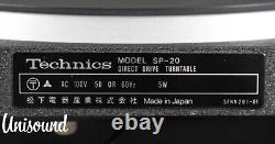 Technics SP-20 Direct Drive Turntable in Excellent condition