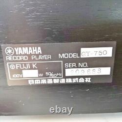 Yamaha GT-750 Record Player Turntable Black AC100V 50Hz/60Hz Japan audio