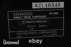Kenwood KP-990 Quartz Pll Direct Drive Player en très bon état