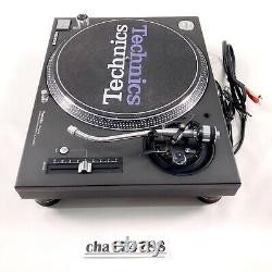 Platine disque Technics SL-1200MK5 noire, entraînement direct DJ, excellent lecteur, Japon F/S