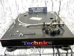 Platine vinyle DJ Technics SL-1200MK3D à entraînement direct, couleur noire, testée, nettoyée et révisée