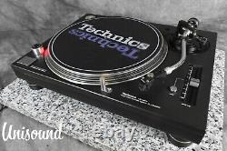 Platine vinyle DJ Technics SL-1200MK5 noire à entraînement direct en très bon état