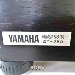 Platine vinyle Yamaha GT-750 AC100V 50Hz/60Hz noire pour l'audio au Japon