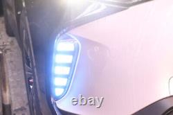 Pour Toyota bZ4X 2023-2024 Feux de conduite à LED pour pare-chocs avant Feux de signalisation 2PC
