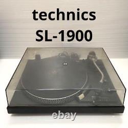 Système de platine automatique Technics SL-1900 à entraînement direct enregistreur noir - Déchet