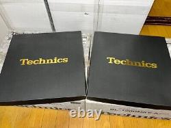 Technics SL-1200MK6 Platine vinyle DJ à entraînement direct noire avec ensemble de 2 mixeurs et bonus